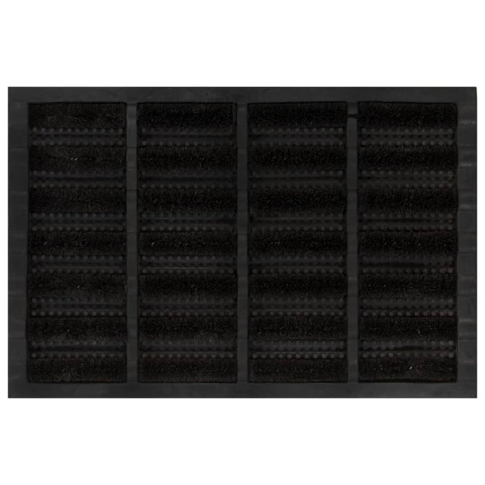 Deurmat Rechthoekig 40X60 Cm Rubber En Kokosvezel