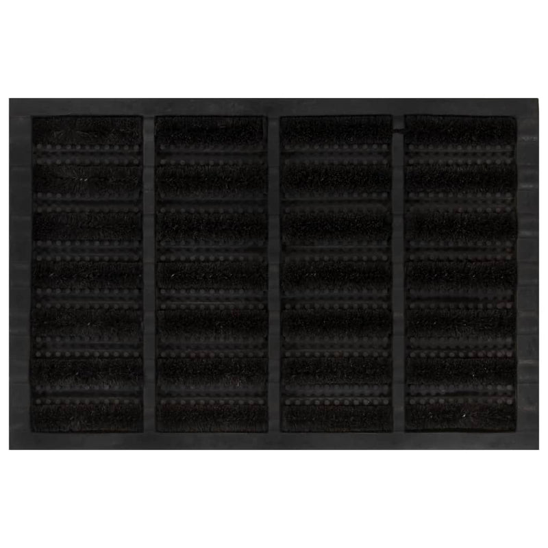 Deurmat Rechthoekig 40X60 Cm Rubber En Kokosvezel