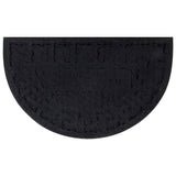 Deurmat Halfrond 45X75 Cm Rubber En Kokosvezel