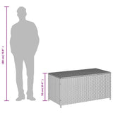 Tuinbox Met Wielen 190 L Poly Rattan