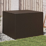 Tuinbox Met Wielen 190 L Poly Rattan