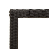 Tuintafel Met Acaciahouten Blad Poly Rattan