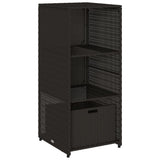 Tuinkast 50X55X115 Cm Poly Rattan