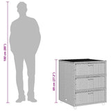 Tuinkast Poly Rattan