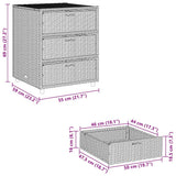 Tuinkast Poly Rattan