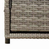 Tuinkast 110X55X60,5 Cm Poly Rattan