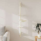 Kattenmeubel Wandgemonteerd Met Krabpaal 142,5 Cm
