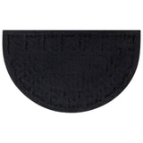 Deurmat Halfrond 45X75 Cm Rubber En Kokosvezel