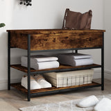 Schoenenbankje 100X42,5X50 Cm Bewerkt Hout Kleurig