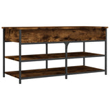 Schoenenbankje 100X42,5X50 Cm Bewerkt Hout Kleurig