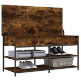 Schoenenbankje 100X42,5X50 Cm Bewerkt Hout Kleurig