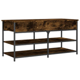 Schoenenbankje 100X42,5X50 Cm Bewerkt Hout Kleurig