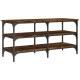 Schoenenbankje 100X38,5X49 Cm Bewerkt Hout Kleurig
