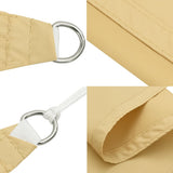 Zonnezeil 3X2 M 100% Polyester Oxford Kleurig Zand