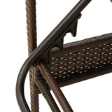 Ligbed Met Kussen 63X200X81 Cm Poly Rattan