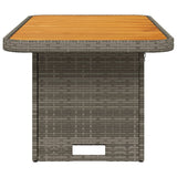 Tuintafel Poly Rattan En Acaciahout