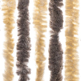 Vliegengordijn Chenille Donkerbruin En Beige