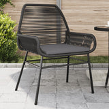Tuinstoelen Met Kussens Poly Rattan