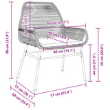 Tuinstoelen Met Kussens Poly Rattan