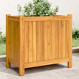 Plantenbak Met Voering 84X42X100 Cm Massief Acaciahout