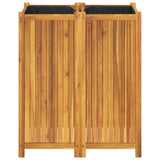 Plantenbak Met Voering 84X42X100 Cm Massief Acaciahout