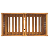 Plantenbak Met Voering 84X42X100 Cm Massief Acaciahout