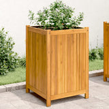 Plantenbak Met Voering 84X42X100 Cm Massief Acaciahout