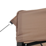 Partytent Inklapbaar Pop-Up Bruin
