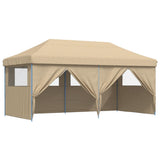 Partytent Inklapbaar Pop-Up Beige