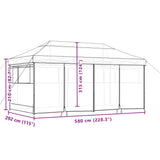 Partytent Inklapbaar Pop-Up Beige
