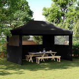 Partytent Inklapbaar Pop-Up Zwart