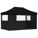 Partytent Inklapbaar Pop-Up Zwart