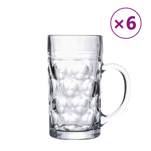 Bierpullen Met Handvat 6 St Glas