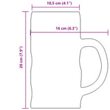Bierpullen Met Handvat 6 St Glas