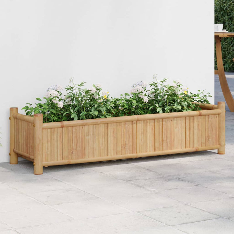 Plantenbak 100X30X25 Cm Bamboe