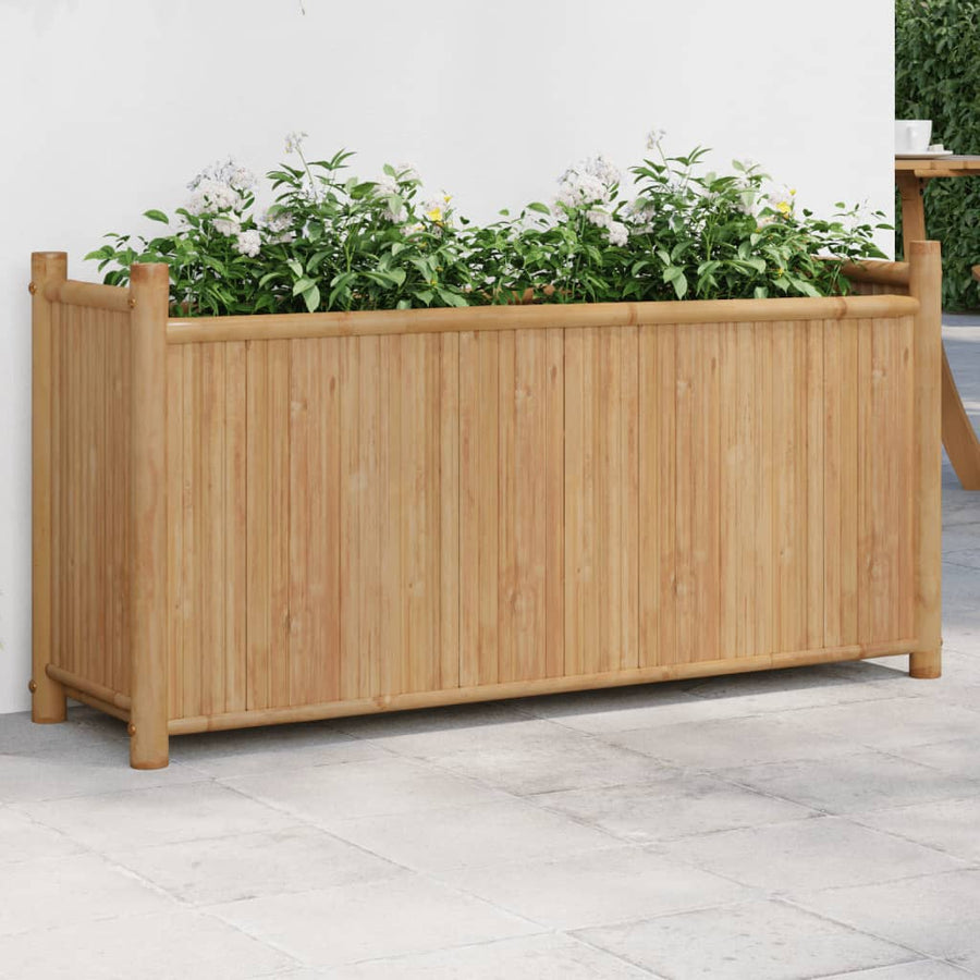 Plantenbak 100X30X25 Cm Bamboe