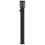 Buitenvloerlamp 110 Cm Roestvrijstaal Zwart