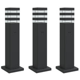 Buitenvloerlampen Aluminium Zwart