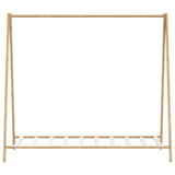 Kledingrek Met Schappen 106X34X102 Cm