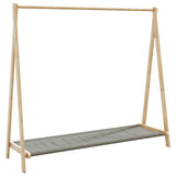 Kledingrek Met Schappen 106X34X102 Cm