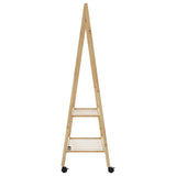 Kledingrek Met Schappen En Wielen 96X45,5X155,5 Cm