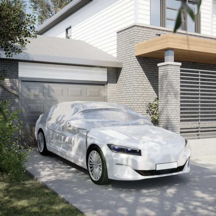 Vida Autohoes Half Met Haken Peva Zilverkleurig
