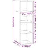 Hoge Kast 40X41X124 Cm Bewerkt Hout