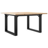 Salontafel Massief Grenenhout En Staal