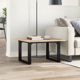 Salontafel Massief Grenenhout En Staal