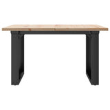 Salontafel Massief Grenenhout En Staal