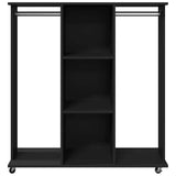 Kledingkast Met Wielen 102X38X110 Cm Bewerkt Hout