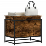 Opbergbox Met Deksel 100X40X51,5 Cm Bewerkt Hout Gerookt Eiken