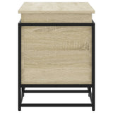 Opbergbox Met Deksel 100X40X51,5 Cm Bewerkt Hout Sonoma Eiken