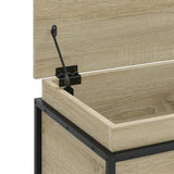 Opbergbox Met Deksel 100X40X51,5 Cm Bewerkt Hout Sonoma Eiken
